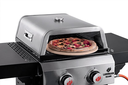LANDMANN Caliano 2.0 Garten-Gasgrill mit PIZZA-Ofen 7,2kW 2in1 